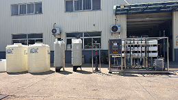 信德水处理2t/h超纯水设备落地南通新材料厂，工艺：双级RO+EDI