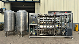 信德水处理1.5t/h纯化水设备落地苏州医疗器械厂，双级RO+EDI合规GMP