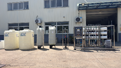 信德水处理2t/h超纯水设备落地南通新材料厂，工艺：双级RO+EDI