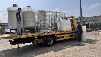 常州中瑞电子2t/h EDI高纯水设备-电阻率15兆欧交付