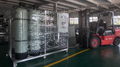 兰州0.5t/h纯水设备交付-针对高硬度水质定制-软化器一备一用保障稳定运行